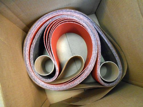 (BOX OF 5) 6&#034; X 132&#034; 3M 977F 36YF GRIT CUBITRON ABRASIVE GRAIN BELT