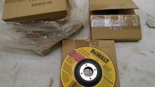 DEWALT DW4619  TYPE 27 METAL GRINDING WHEEL 5 X 1/4 X 7/8 IN., LOT OF 7 NEW