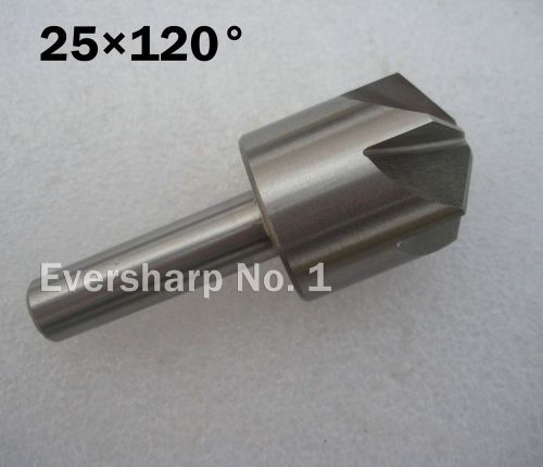 New 1pcs hss 6flute cutter dia 25mm 120 degree countersink drill bit for sale