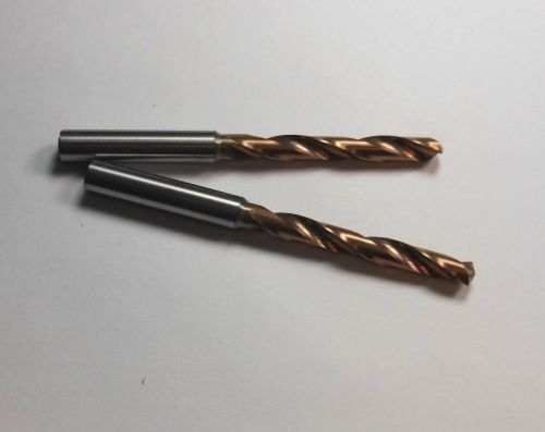 GARR TOOL Carbide Coolant Drills 6.4mm 2FL Helica 1280KD 25450 Qty 2 &lt;Z34&gt;