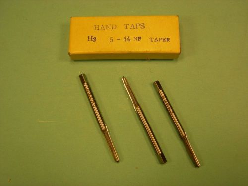 Qty 3 New Yamawa 5-44 NF Taps HSS GH2 3 Flute Taper Precision Ground