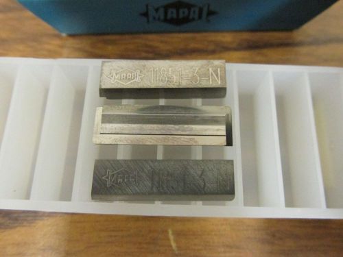 (3) Mapal WP-11851-3-N Carbide Reamer Blades