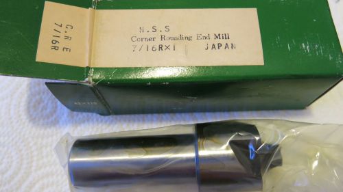 7/16  Radius x  1  HSS Corner Rounding End Mill