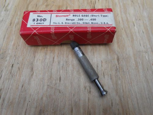 STARRETT NO. 830D SMALL HOLE GAGE