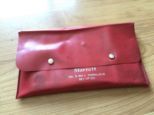 Starrett Adjustable Parallels Set No. S154L