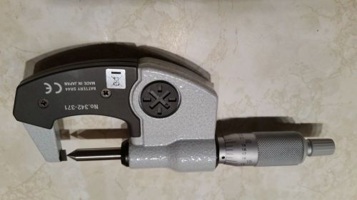 Mitutoyo Crimp Weight Micrometer 0-0.8 in Digital