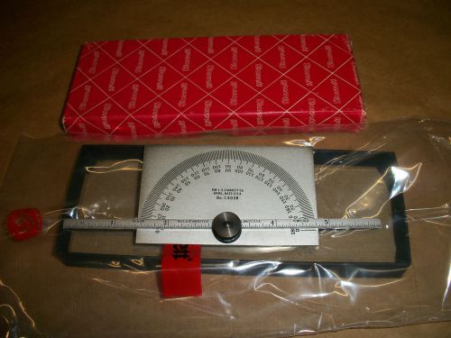 Starrett Protractor and Depth Gage C493B