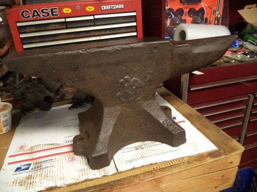 200 # FISHER ANVIL, NORRIS, Eagle 1916 Blacksmithing, Antique,Forge,,Trenton, NJ