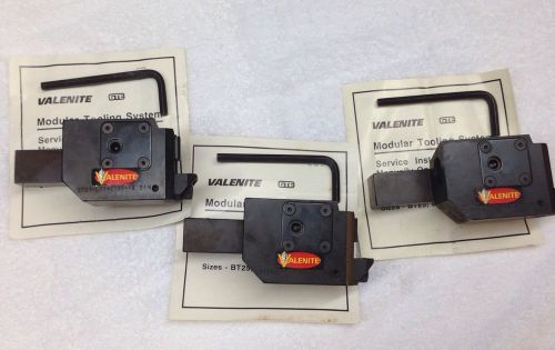 (3) Valenite BT25 LCE 2080 16 D8M Modular Clamping Unit Tool Post. New no Box