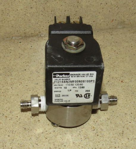 ^^ PARKER SKINNER GENERAL PURPOSE VALVE 71215SN2MF00N0S100P3