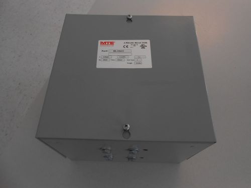 MTE CORPORATION REACTOR RL-00412 600 VOLT NEMA 1 ENCLOUSRE 3 PHASE