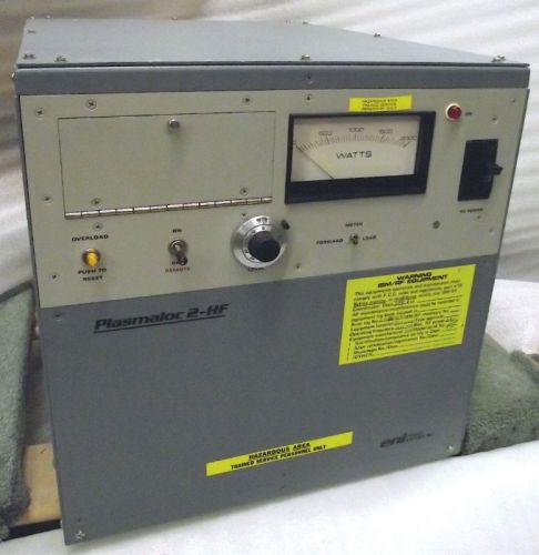 ENI Plasmaloc 2-HF RF Generator / 90 - 460KC Low Frequency / Warranty