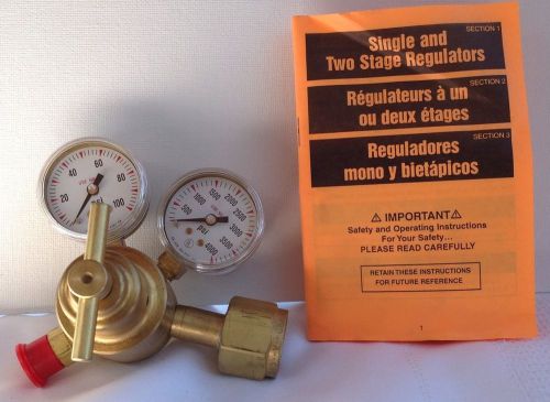 Victor Heavy Duty Acetylene Regulator SR6-15-540 W/Instructions