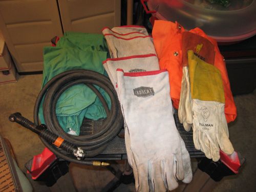 WELDING JACKET&amp; GLOVES &amp;TIG TORCH BODY