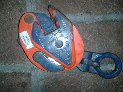 Pre Crosby IPUZ 39340 Vertical Lifting Clamp 3/4 Ton WLL 0-5/8&#034; Cap