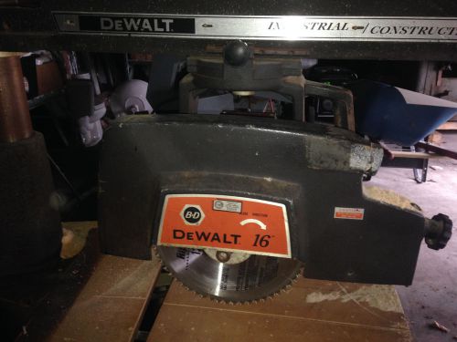 3PH DEWALT 16&#034; COMMERCIAL RADIAL ARM SAW