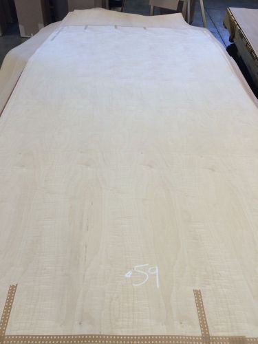 Wood veneer figured maple 48x98 1pcs total 10mil paper backed  &#034;exotic&#034; nxt 59 for sale