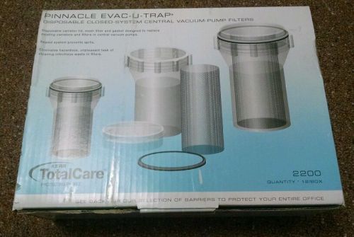 PINNACLE EVAC-U-TRAP #2200 DISPOABLE CLOSED SYSTEM CENTRAL VACUUM PUMP FILTER