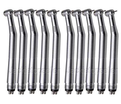 10Pcs Dental new High speed turbine handpiece Push type 4Holes Lowest Price