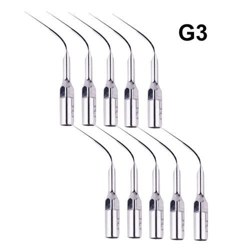 10pcs G3 Dental Ultrasonic Piezo Scaler Scaling Tips Hanpiece Fit EMS UDS