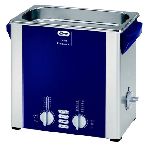 NEW ! Elma Sonic S40H 1 Gal Ultrasonic Cleaner, Digital+Timer+Heat+Degassing