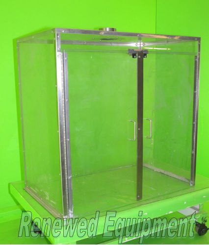 Custom Plastic Bench Top Safety Cabinet Hood L 36&#034; x W 23.25&#034; x H 36&#034;  #16