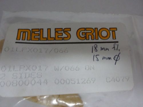 OPTICAL MELLES GRIOT LENS 15 mm DIAMETER FL 18mm OPTICS BIN#G8