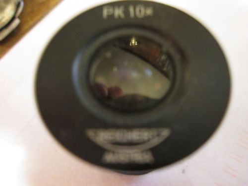 MICROSCOPE PART REICHERT AUSTRIA EYEPIECE PK10X NICE OPTICS