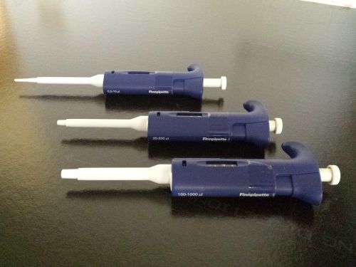 Finnpipette Pipettors 3pc Lot