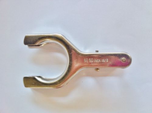Ball &amp; socket clamp w/ locking screw #50 pinch clamp, inox for sale