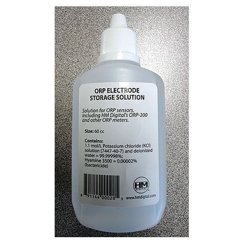 HM Digital ORP-STOR 60cc Bottle of ORP Electrode Storage Solution for ORP-200