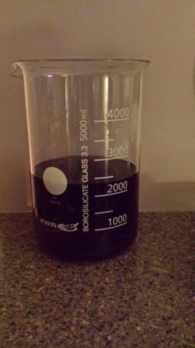 Beaker Borosilicate Glass  5000ml Lab 5L Graduated