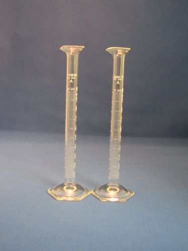 Pyrex 10m L Class A Graduated Cylinder # 3062 (Qty 2)