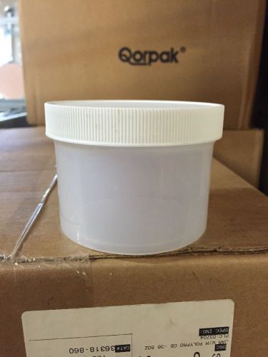 QORPAK PLC-03704 Jar,8 oz,PK 36