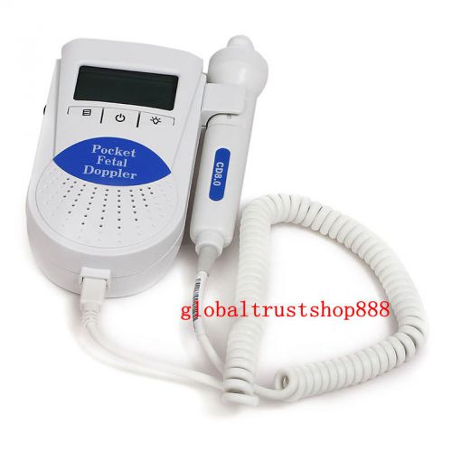 Sale New Vascular Doppler Fetal Doppler Monitor w/ waterproof 8.0 MHZ Probe