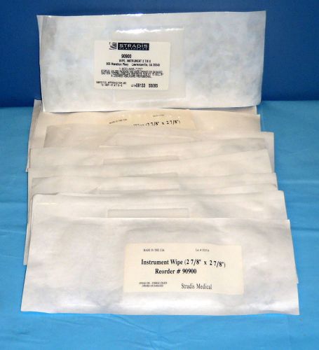 Stradis medical instrument wipe 90900 lot of 11 for sale