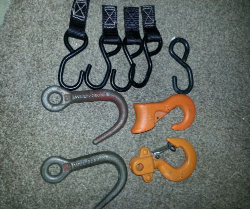 HOOK  LOT   TIE DOWN , CHOKER , HOIST LIFTING