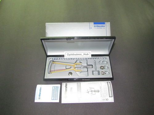 Tonometer schiotz riester original in black case, hls ehs for sale