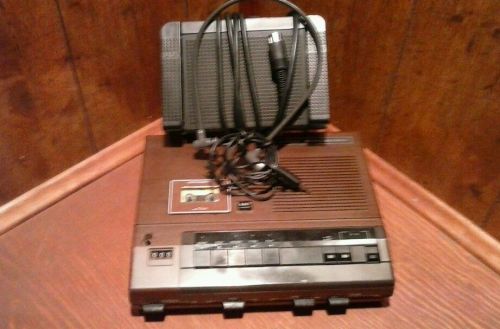 Sanyo TRC-4141 Memo-Scriber Microcassette Transcribing Machine w/ FS53 foot cont