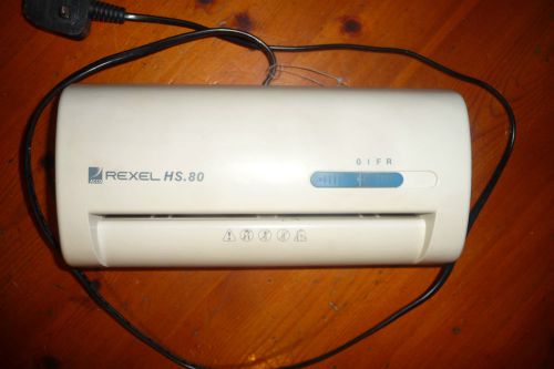 rexel shredder hs 80