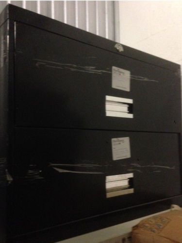 File Cabinet 2 Drawer Black