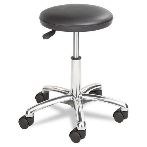 Safco SAF3434BL Height Adjustable Lab Stool 13-1/2&#034;d x 21&#034;h in Black