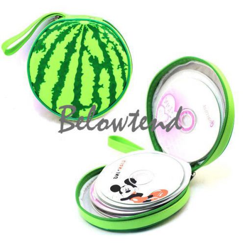 Sales soft cd dvd box holder watermelon shape oranganizer storage container for sale