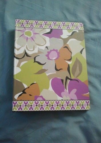 Vera Bradley organizer book Purple Green Orange w/address book. No signs of wear