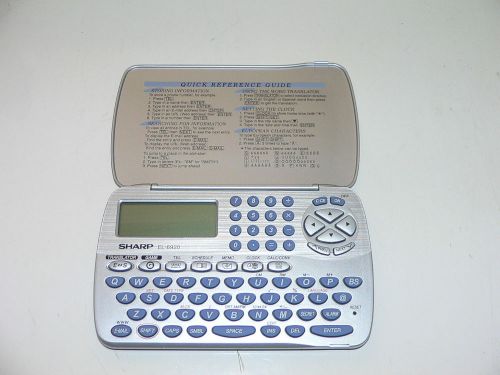 SHARP EL-6920 Personal Organizer English /Spanish translator