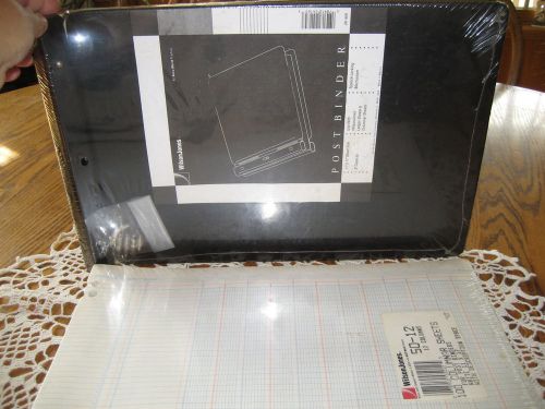 Wilson Jones Raven Post Binder - Ledger 11&#034; X 17&#034; 2&#034; Capacity Paper Sheets Too