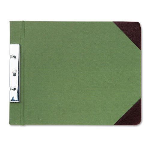Canvas sectional post binder, 8 1/2 x 11, 2-3/4 center, green for sale