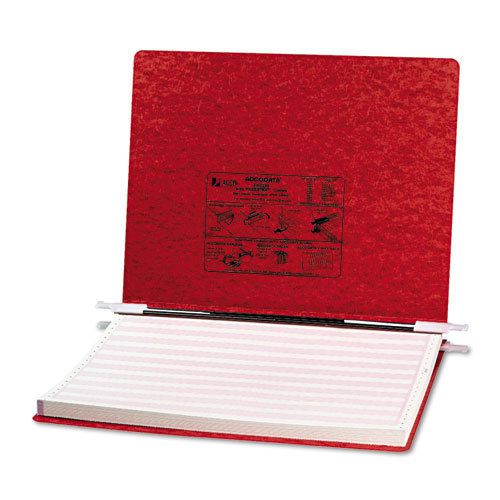 Pressboard Hanging Data Binder, 14-7/8 x 11, Executive Red