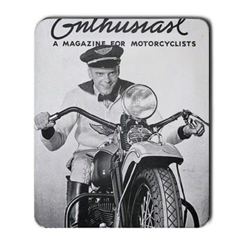 September 1938 Harley Davidson Enthusiast Magazine Large Mousepad Free Shipping