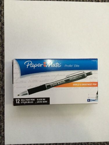 Papermate Profile Elite Dozen. Worlds Smoothest Pen. Sanford 1776372